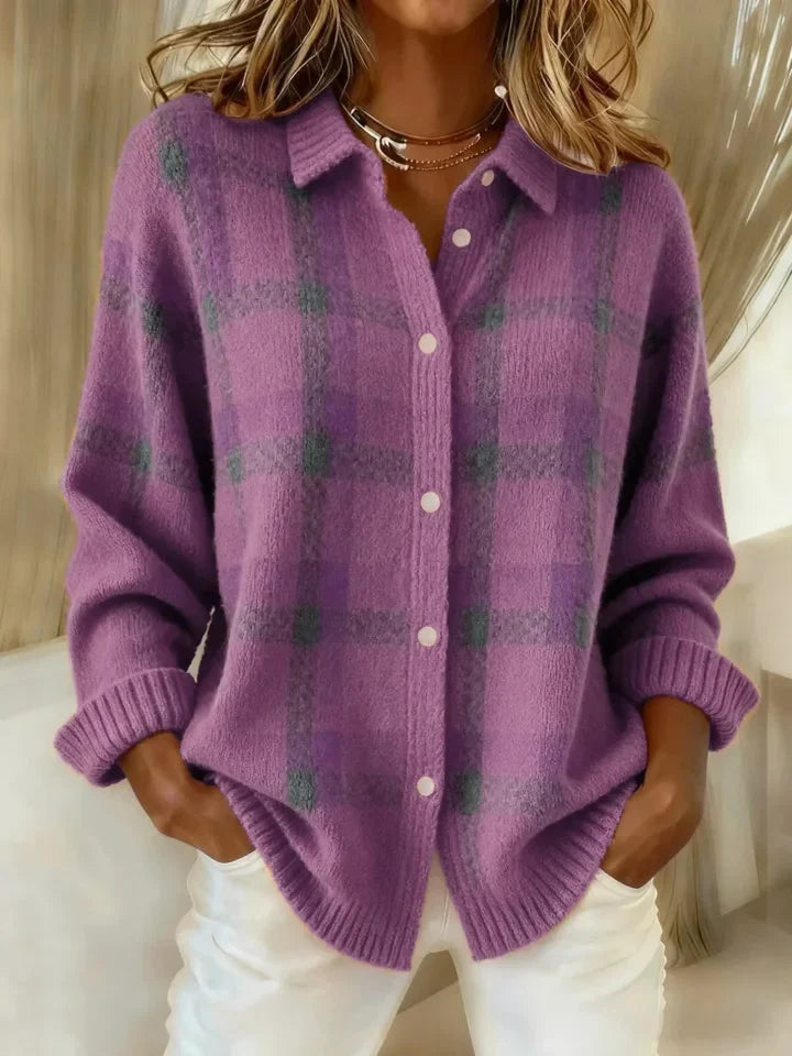 Brinovelle - Chic and Cozy Checkered Vest