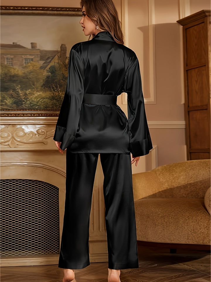Aurielle | Women Elegance Robe &amp; Pajama Set