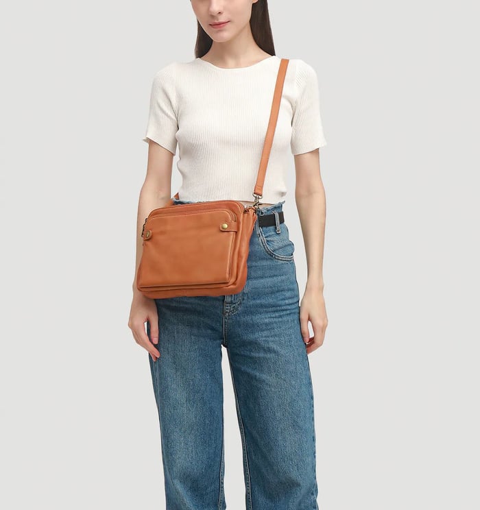 Jovie | Sleek Three-Layer Crossbody Bag