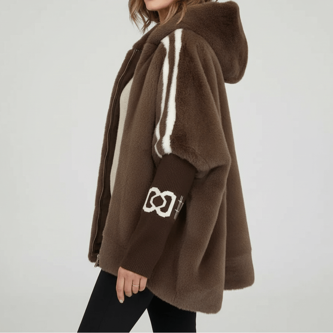 Donna | Hooded Fluffy Jacket