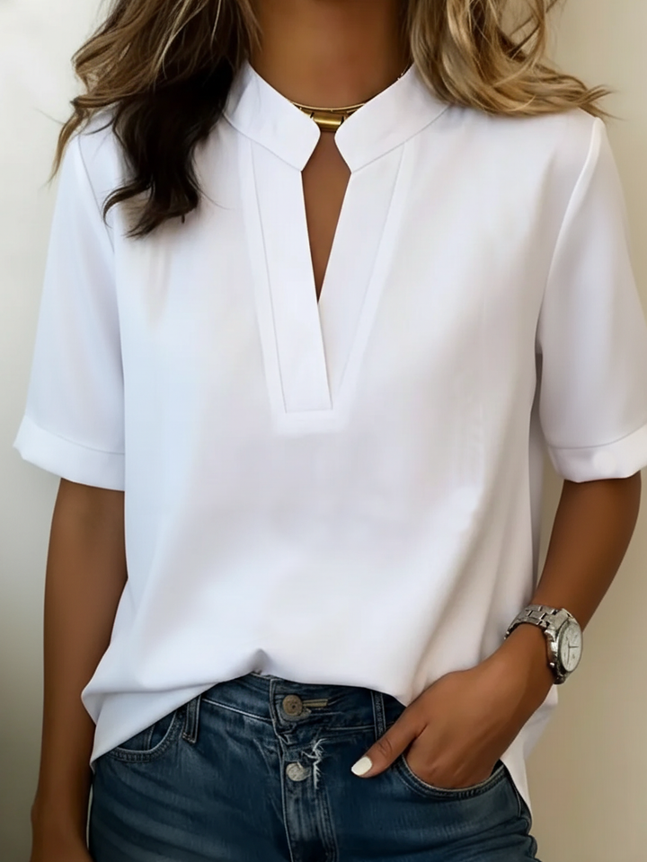 Colette | Elegant Blouse with Refined Collar