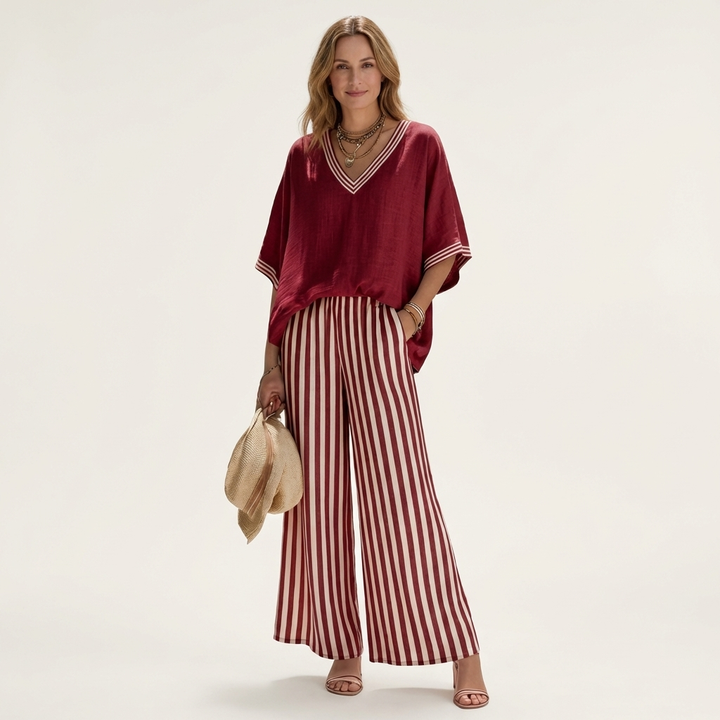 Quinn™ | Relaxed Elegance in Stripes