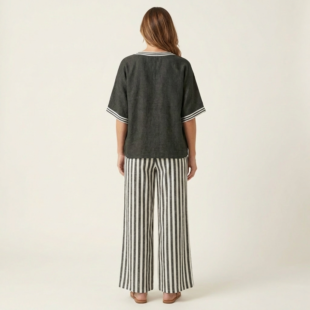 Quinn™ | Relaxed Elegance in Stripes