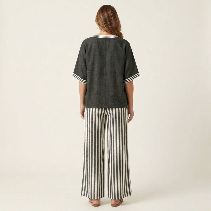 Quinn™ | Relaxed Elegance in Stripes