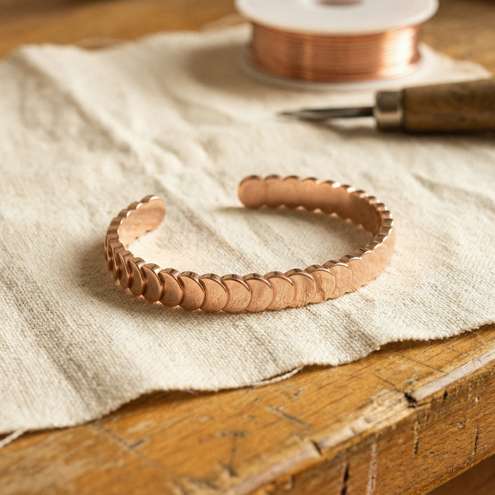 Shingle Copper Bracelet