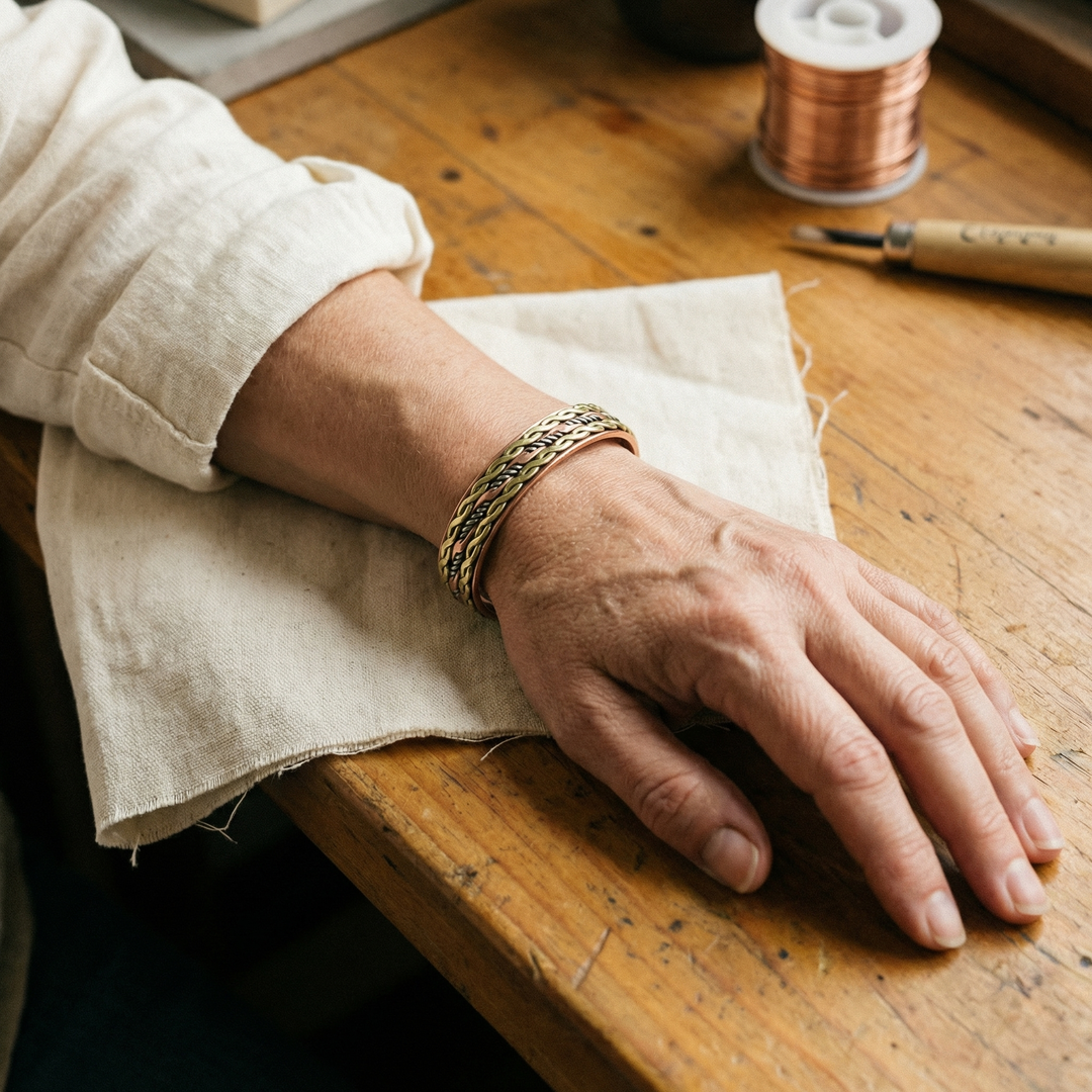 Wave Copper Bracelet