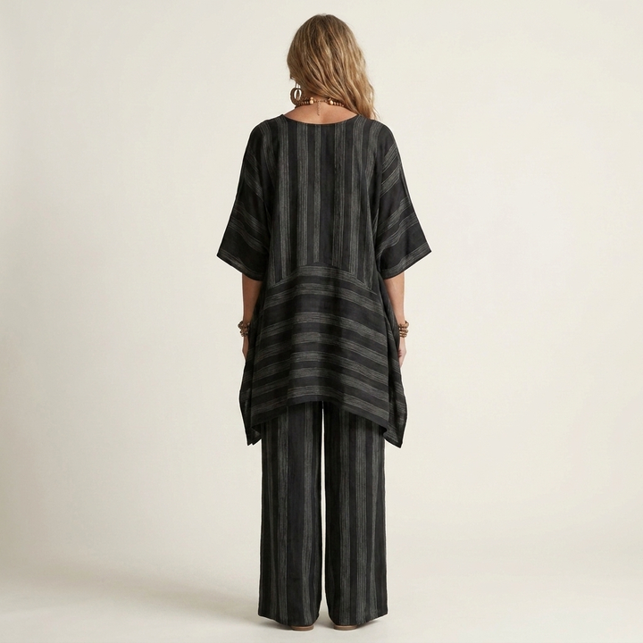 Skylar™ | Soft Striped Elegance
