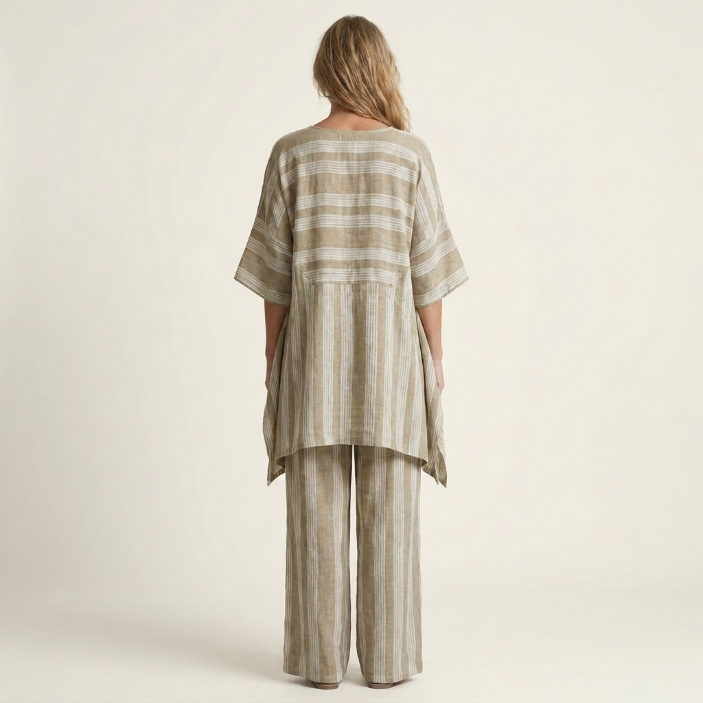 Skylar™ | Soft Striped Elegance