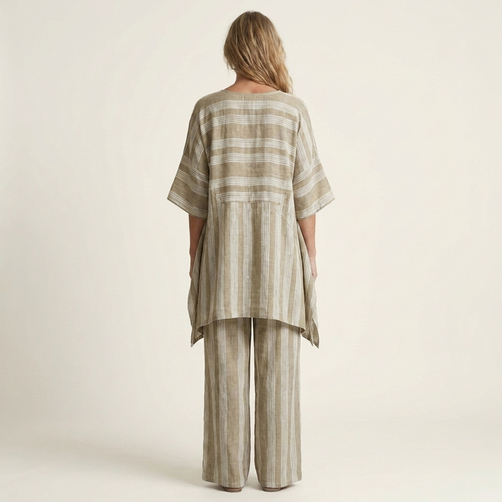 Skylar™ | Soft Striped Elegance
