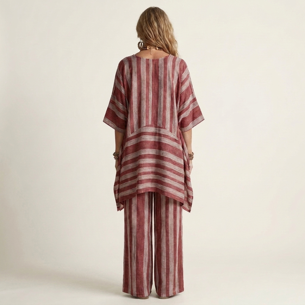 Skylar™ | Soft Striped Elegance