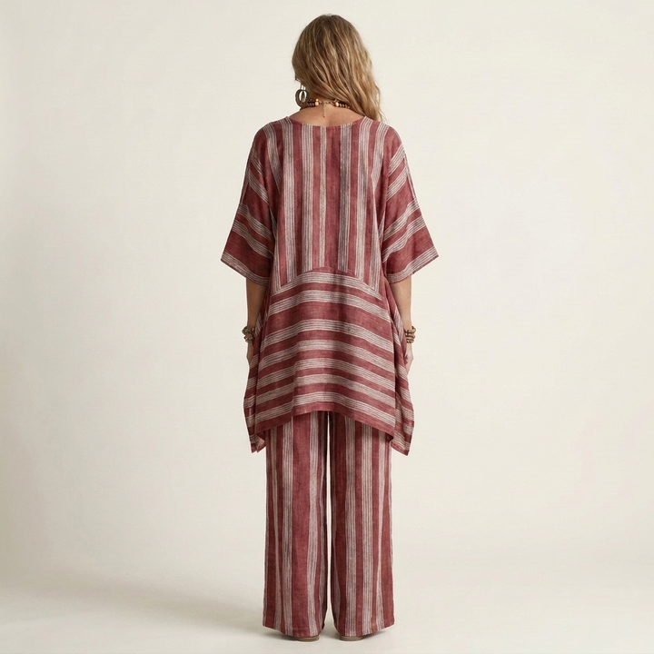 Skylar™ | Soft Striped Elegance