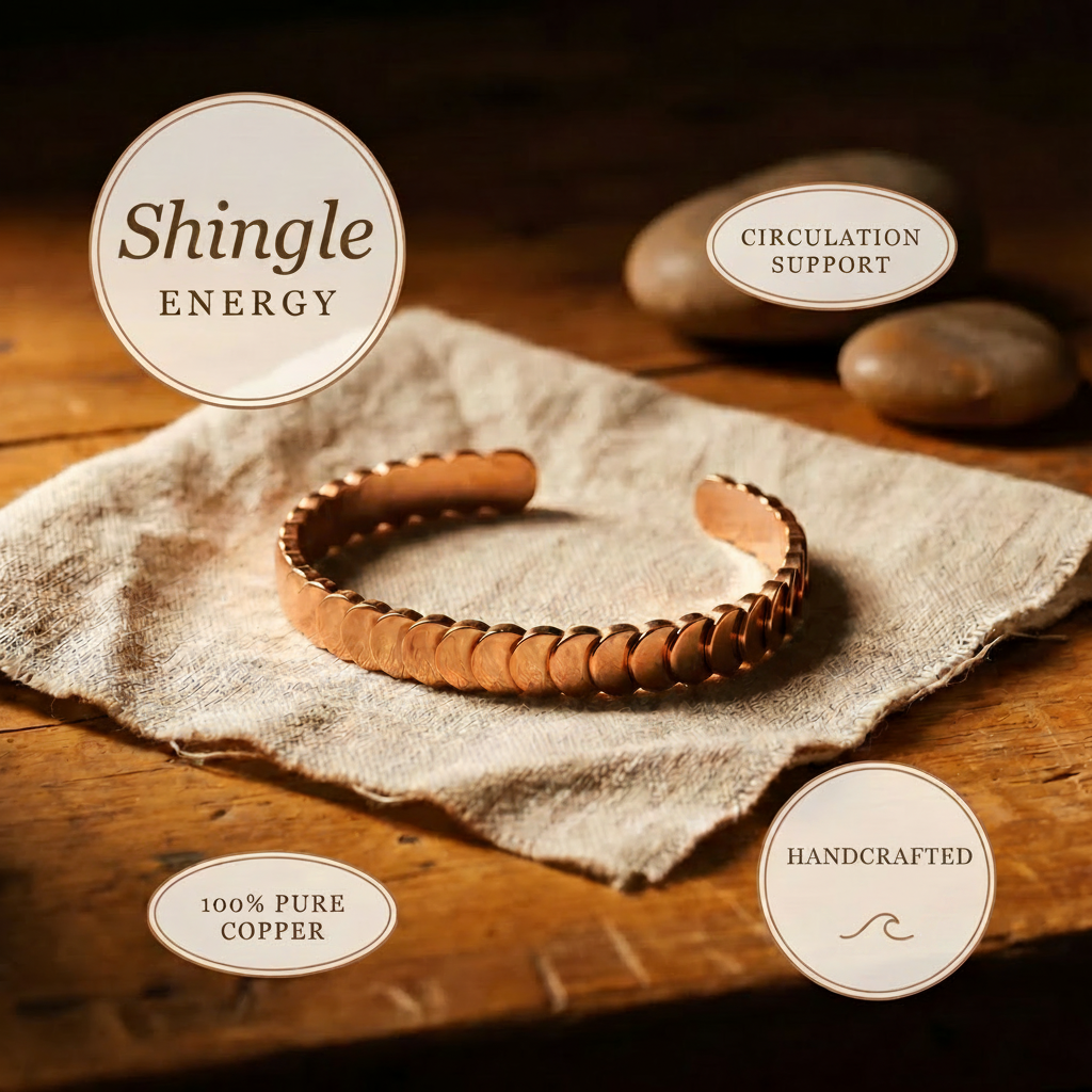 Shingle Copper Bracelet