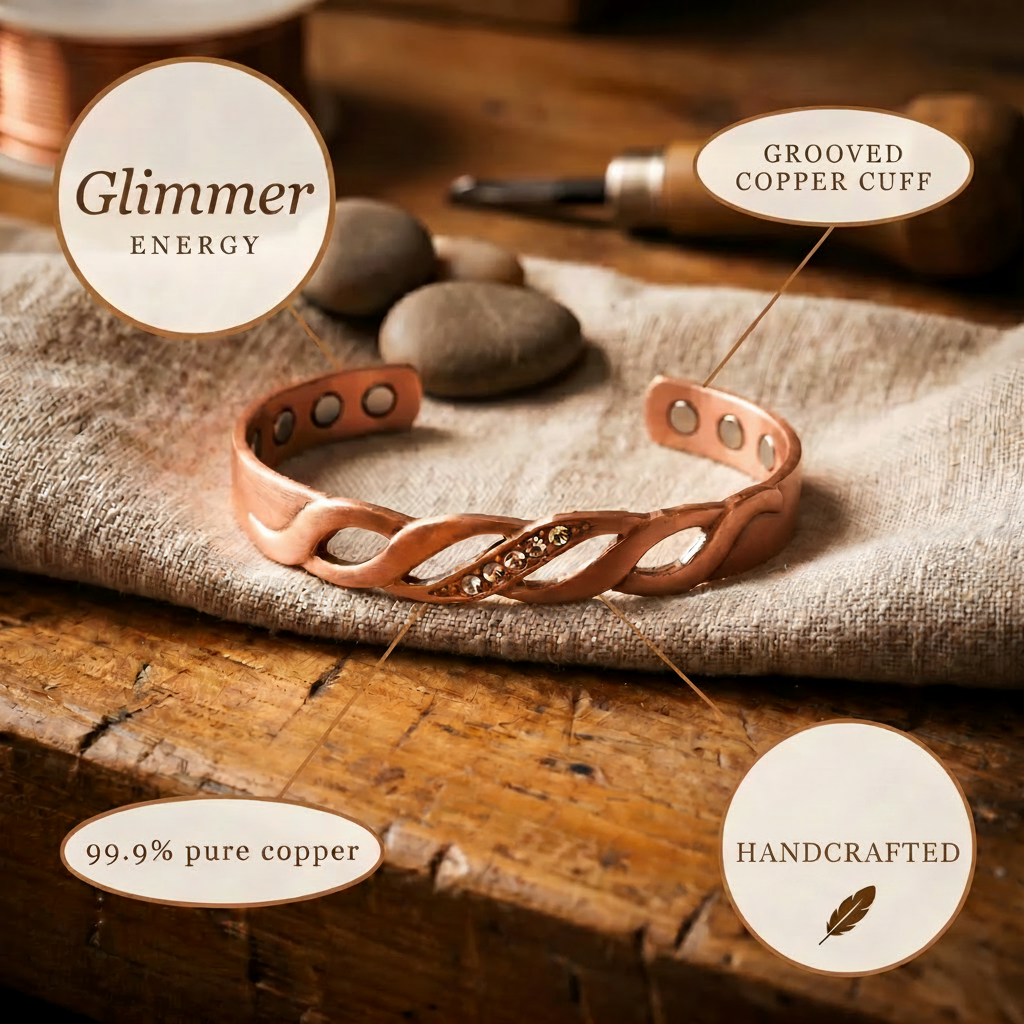 Glimmer Copper Bracelet