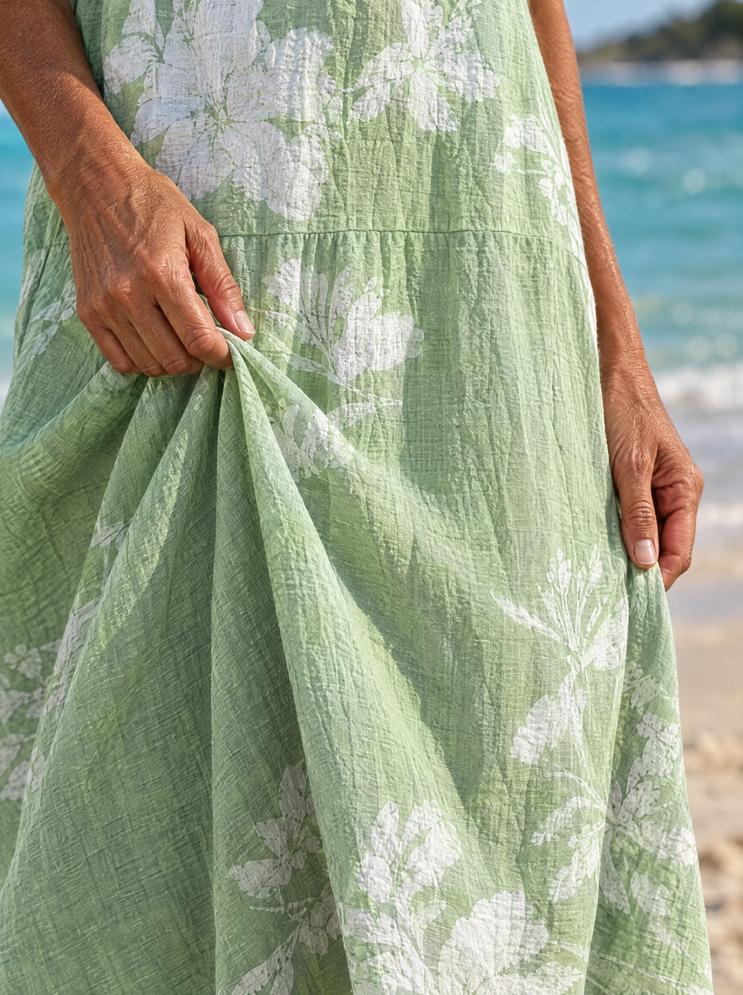 Minty | Mint Leaf Midi Dress