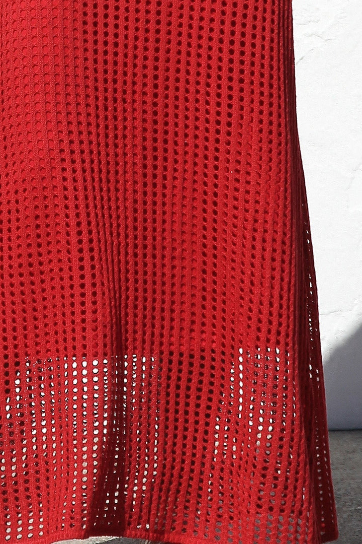 Airlie Crochet Maxi Dress - Natural