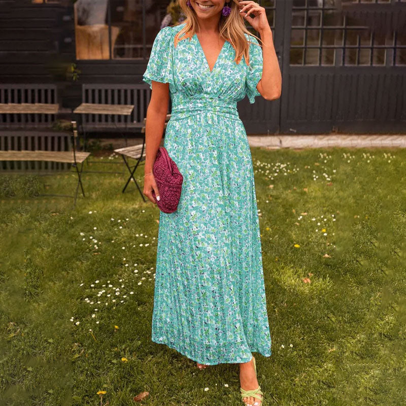 Freyja™ | Classic Women V-Neck Dress