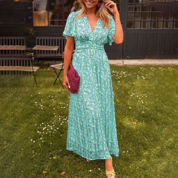 Freyja™ | Classic Women V-Neck Dress