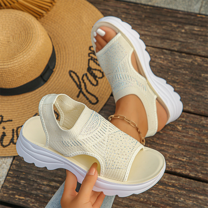 Brenna | Cushioned Slip-On Sandals
