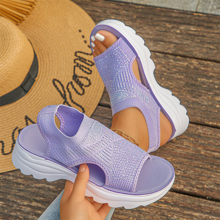 Brenna | Cushioned Slip-On Sandals