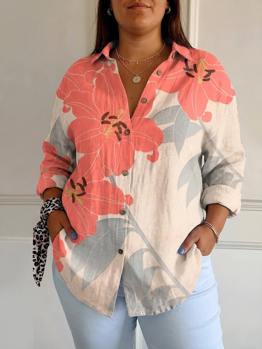 Opaline | Chic Blouse with Whimsical Prints